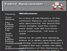 Tablet Screenshot of fakiespaceman.com